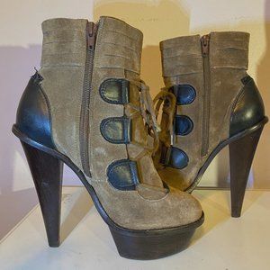 ALDO brown high heel boots